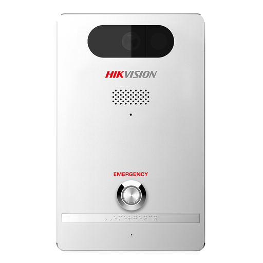 TERMINAL DE ALARMA Y PANICO CON CAMARA 2MP | TCP/IP, SNMP, HIK-SIP, RTSP y SIP estándar| AUDIO BIDIRECCIONAL 2m | IP65 IK10 