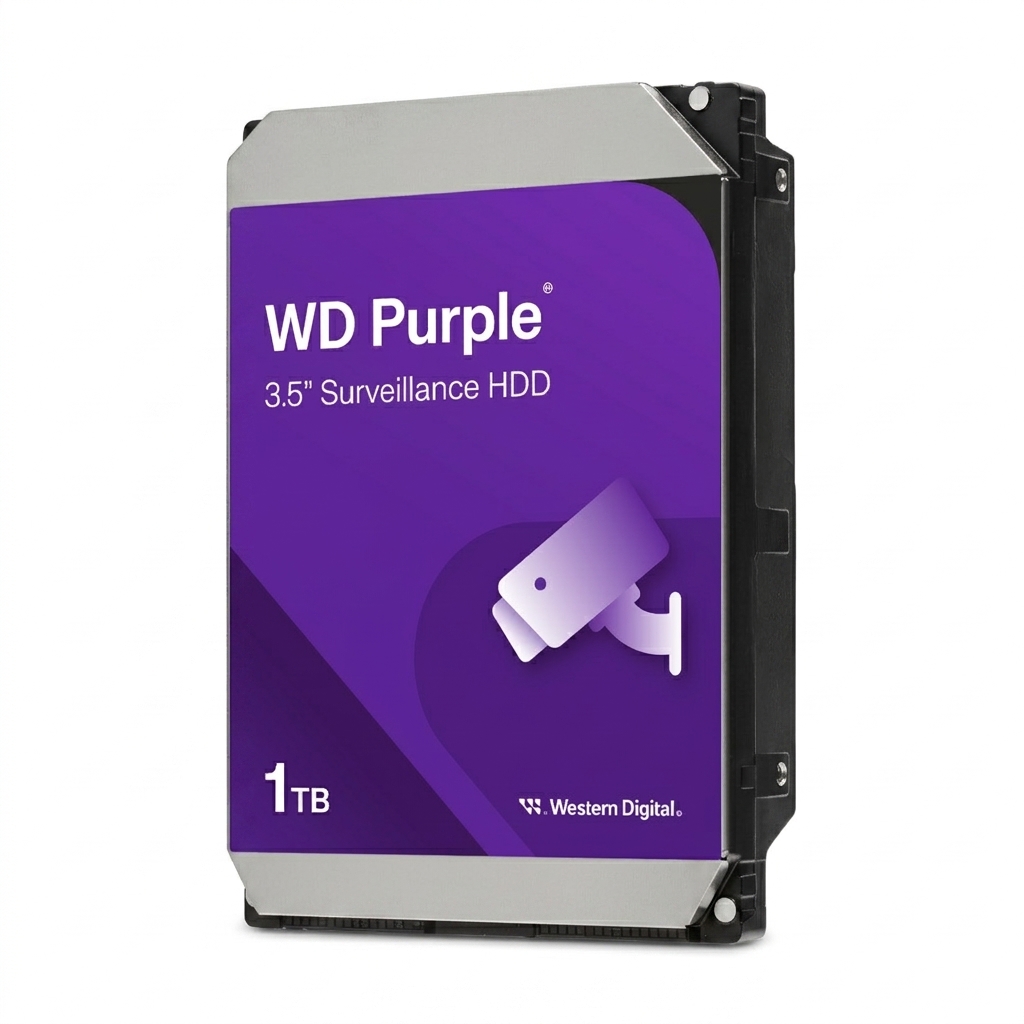DISCO DURO 1TB WESTERN DIGITAL PURPLE VIDEO VIGILANCIA 24/7