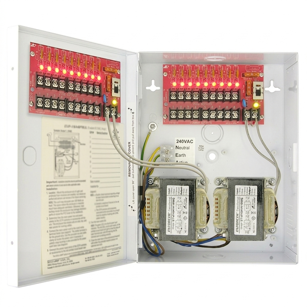 *LIQ* FUENTE DE PODER 24VOLT 16 SALIDAS 8 AMPERIOS 
