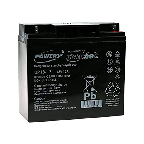 BATERIA SELLADA RECARGABLE 12V. 18Ah. | VIPERTEK