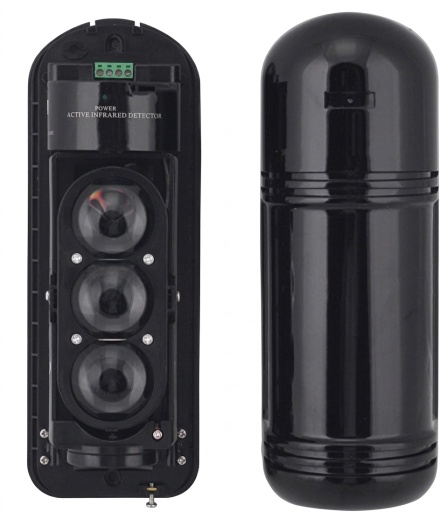 DETECTOR DE HAZ INFRARROJO ACTIVO | 3 SENSOR FOTOELECTRICO | BEAM HASTA 250m | PARA SISTEMA DE ALARMA | VIPERTEK