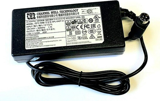 FUENTE DE PODER TanDemVu 12V / 3.33A / 40W