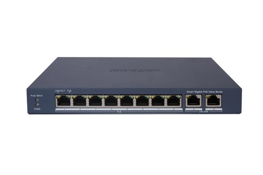 SWITCH POE 8 PUERTOS GIGABIT | 300m | 60W