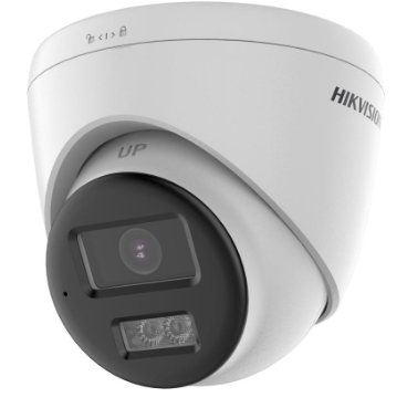 CAMARA TURRET 5MP 3K | LENTE FIJO 2.8mm | 40m IR | IP67 | AUDIO BIDIRECCIONAL Y SIRENA