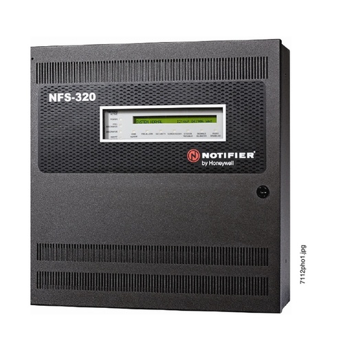 PANEL DE ALARMA DE INCENDIO NOTIFIER CON LAZO 318 - 120VAC INCLUYE GABINETE - INGLES