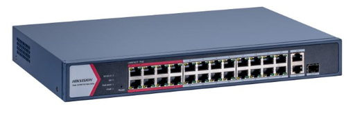 SWITCH 24 PUERTOS FAST ETHERNET SMART POE